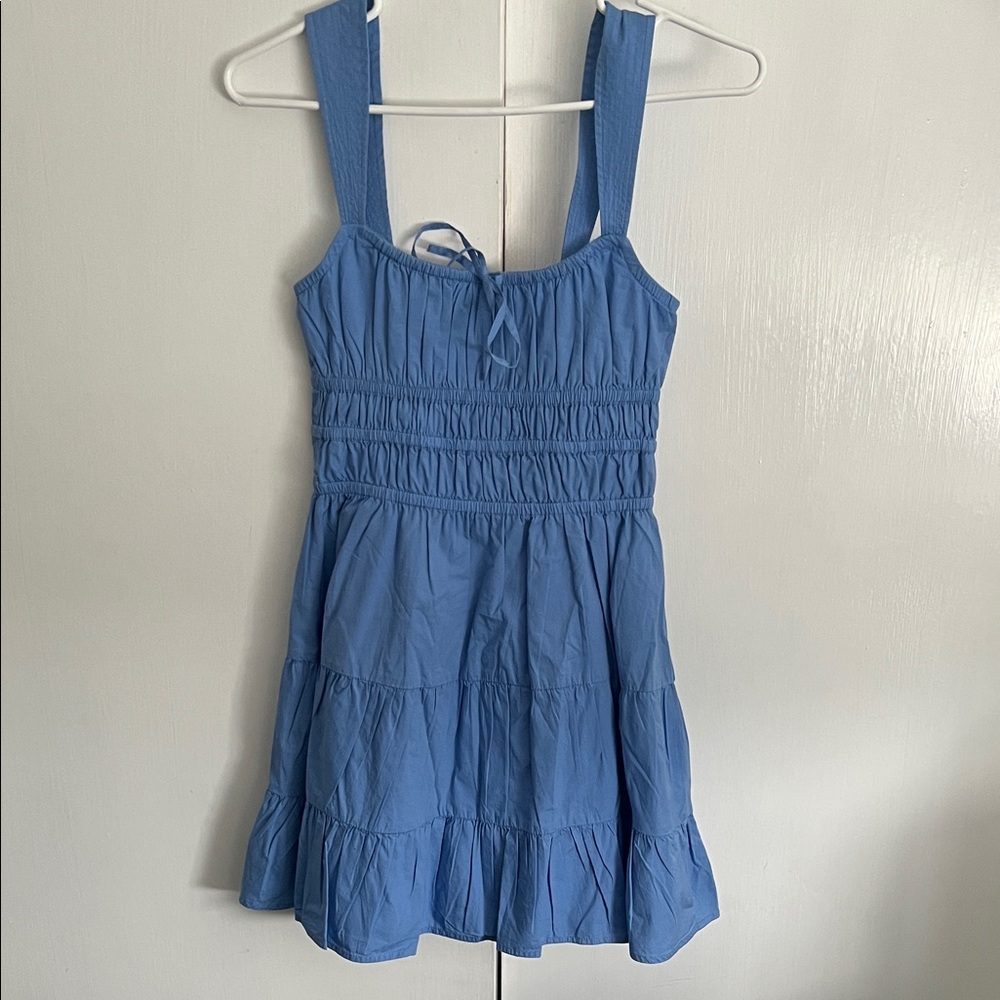 Aritzia Blue Midi Dress
